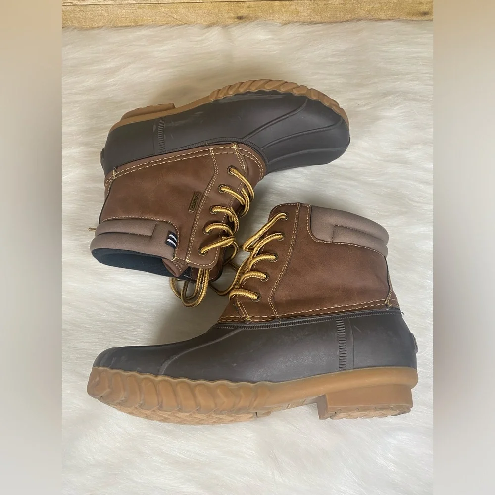 Nautica Channing Duck Boots Brown Size Youth  5